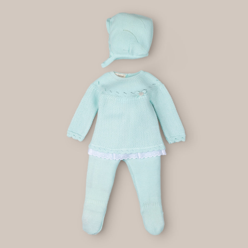 Conjunto De Punto Bebé Rayuela