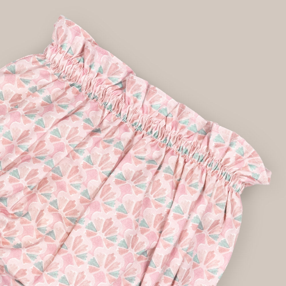 Ranita Bebé Abanico Rosa