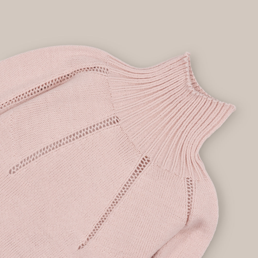 Camisola de gola alta para menina