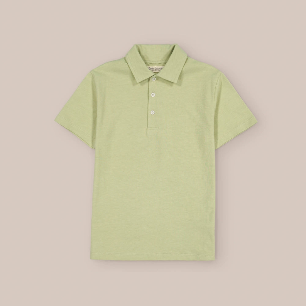 Kurzarm-Poloshirt aus Baumwolle für Jungen