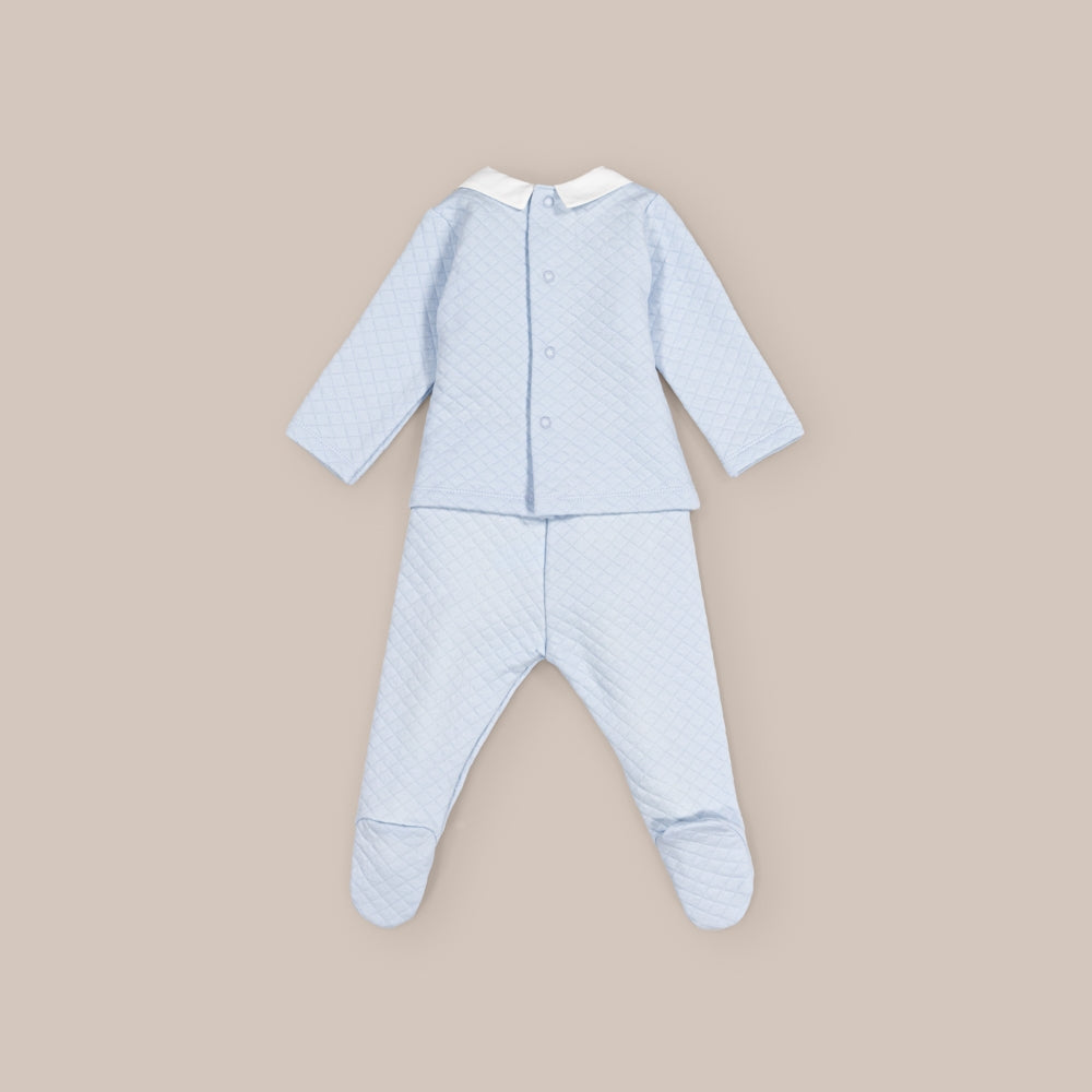 Baby-Baumwoll-Leggings-Set mit Waffelmuster