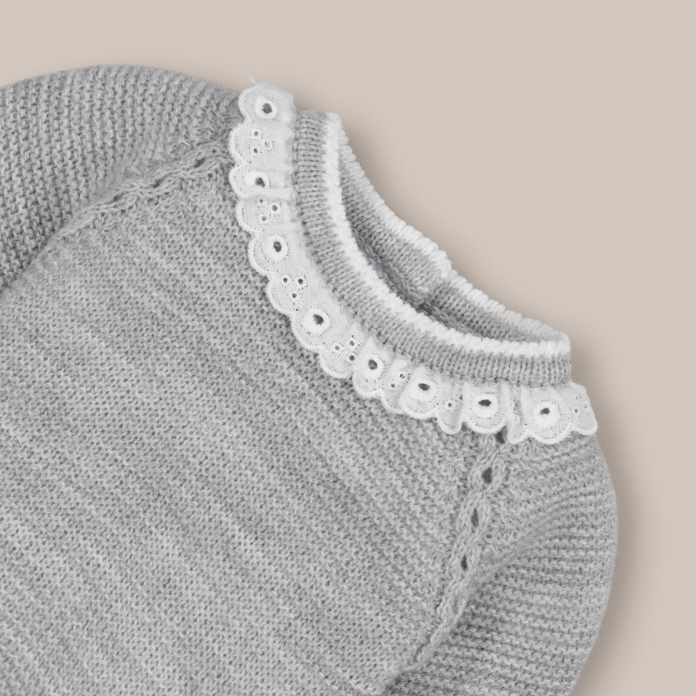 Set knit Angola baby