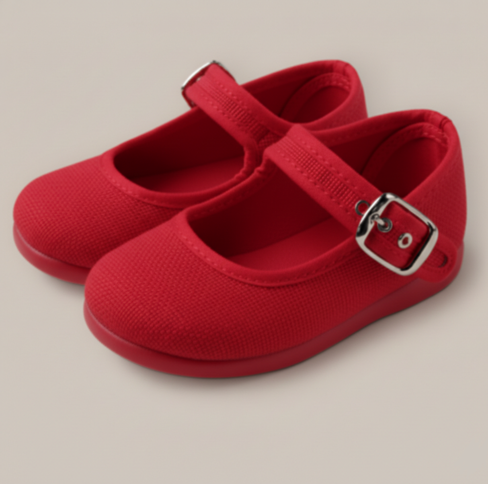 Mary Jane Linen Buckle