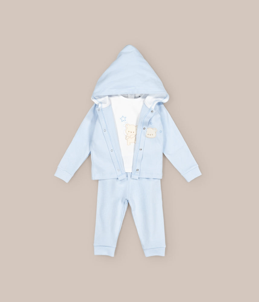 Ensemble en coton bébé ours