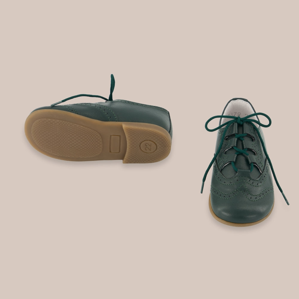 Pompadour en cuir anglais