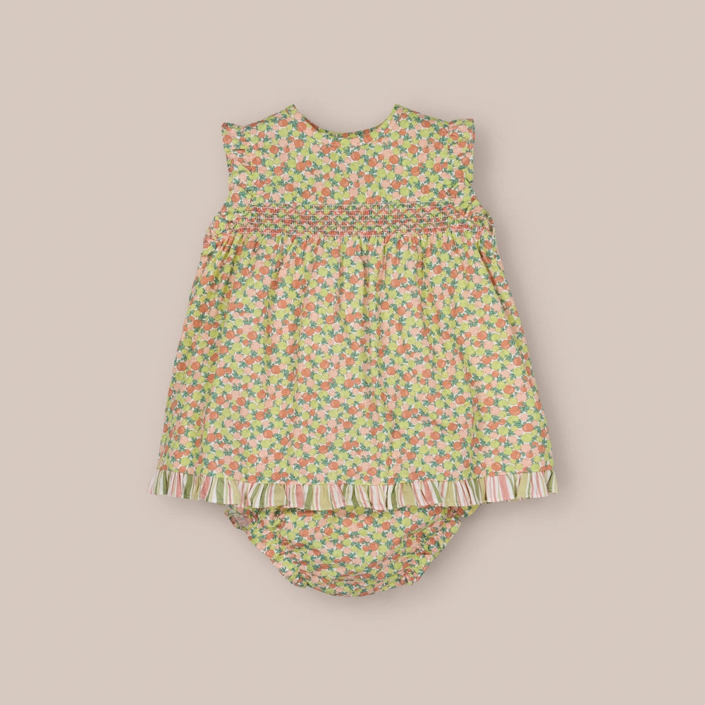 Babykleid Babynestchen Golden