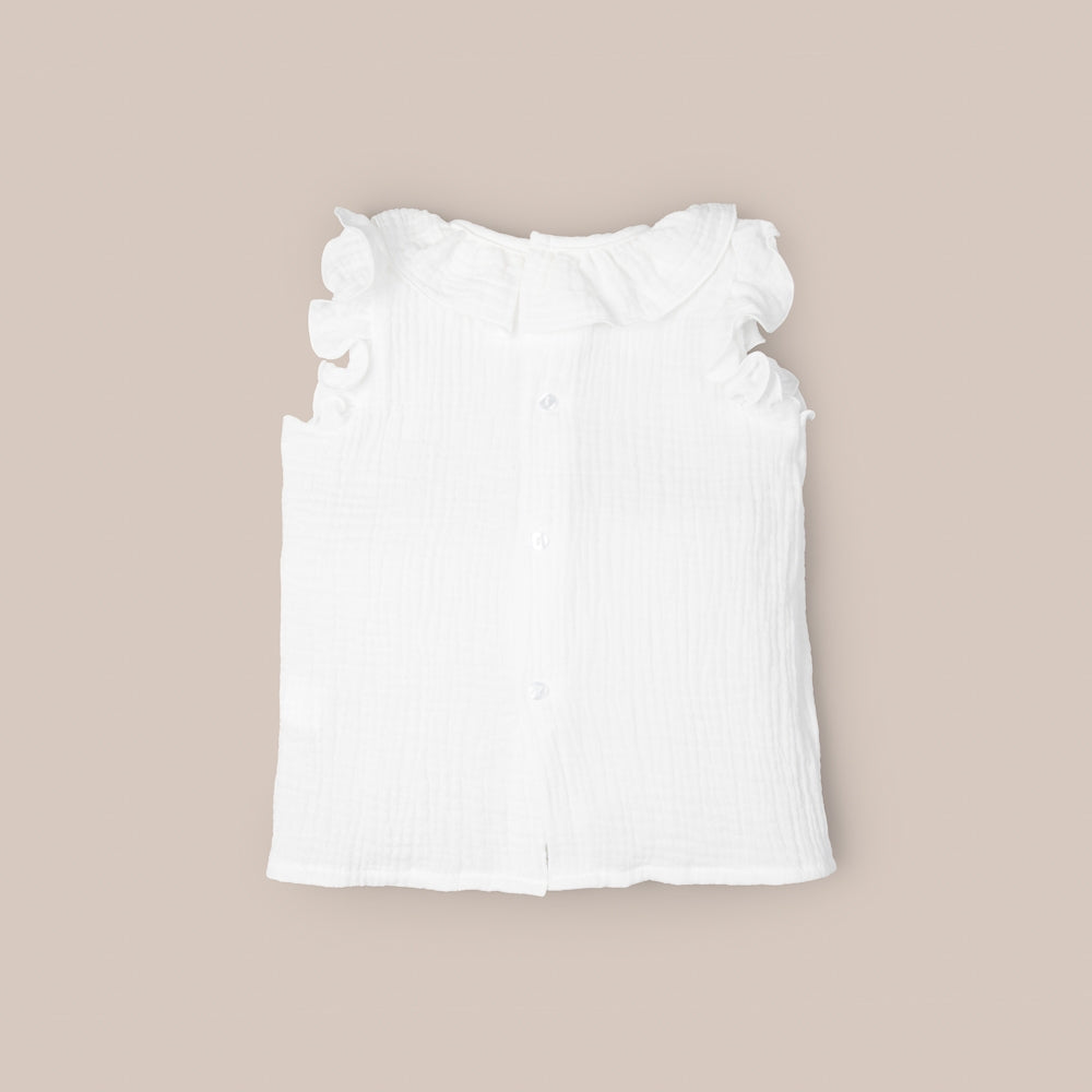 Blusa Niña Volante Puck