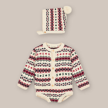 Conjunto Punto Bebé  Greca