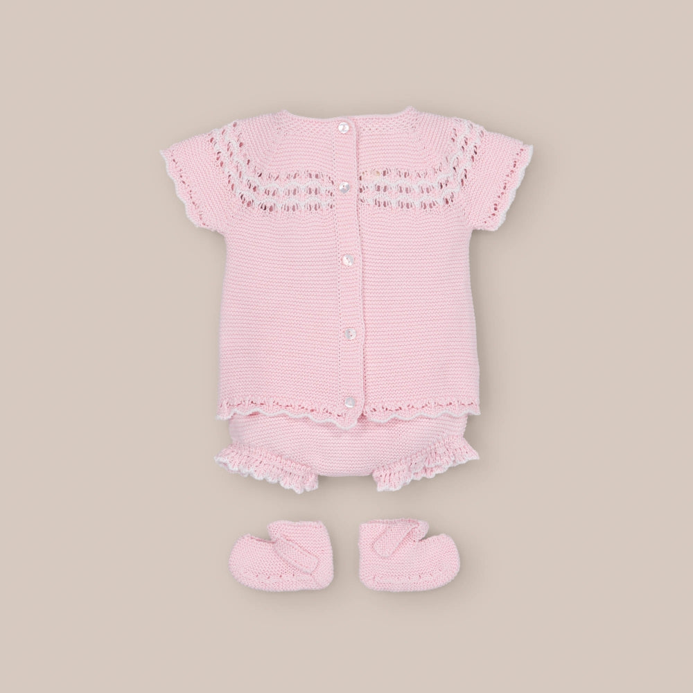 Ensemble court en tricot Barna pour bébé