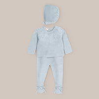 Conjunto Bebé Punto Bolita Azul
