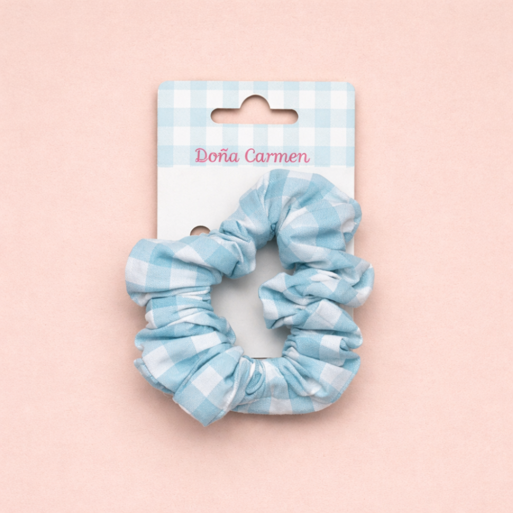 Turquoise Scrunchie