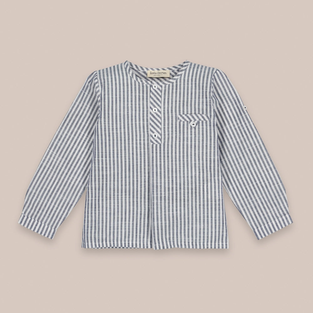 Camicia a maniche lunghe anice