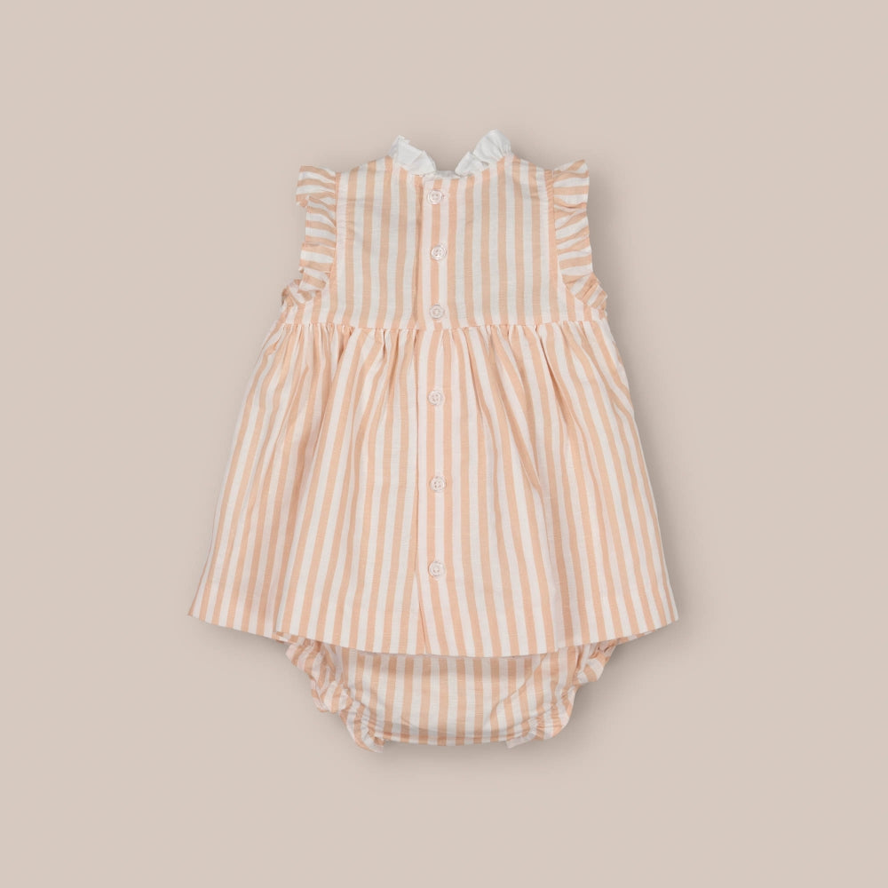 Baby dress set Smock Corsican