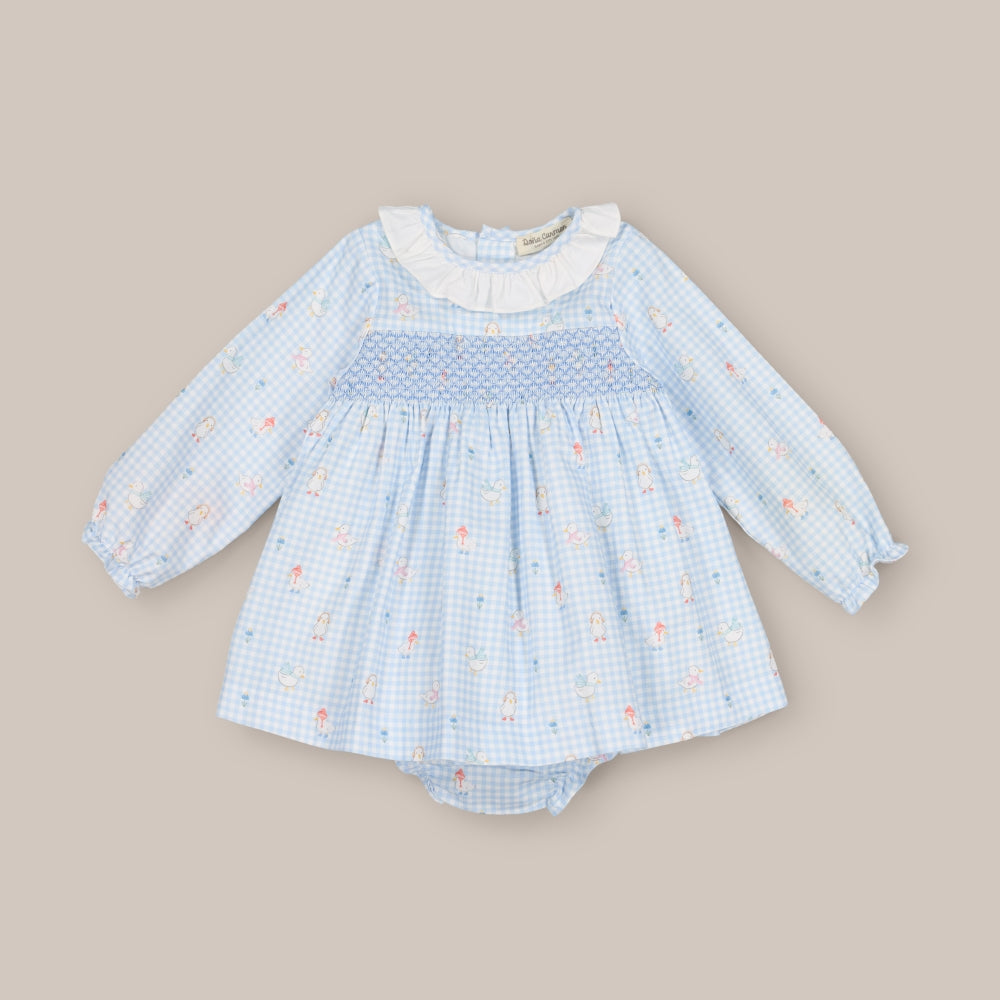 Ensemble robe et culotte pour bébé Nids de canetons