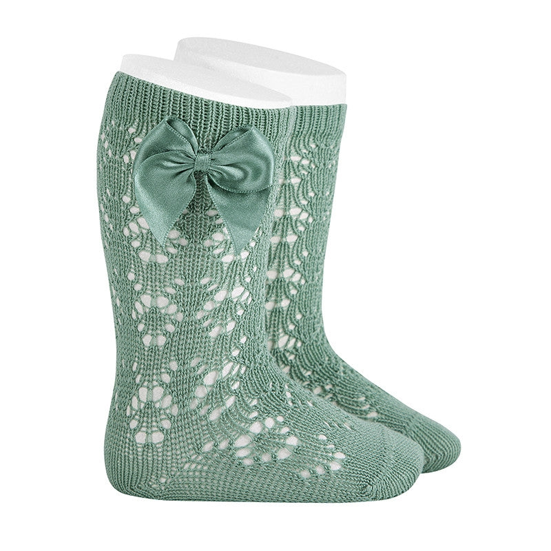 knee high socksSport Calada ribbon Prickly pear