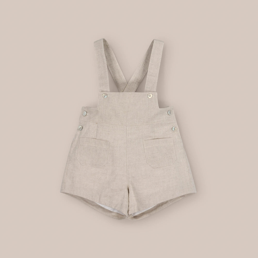 Boys' Trousers with Suspenders and Pockets