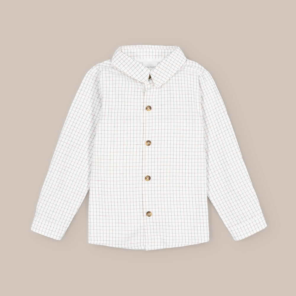 Camicia Ragazzo Borgogna