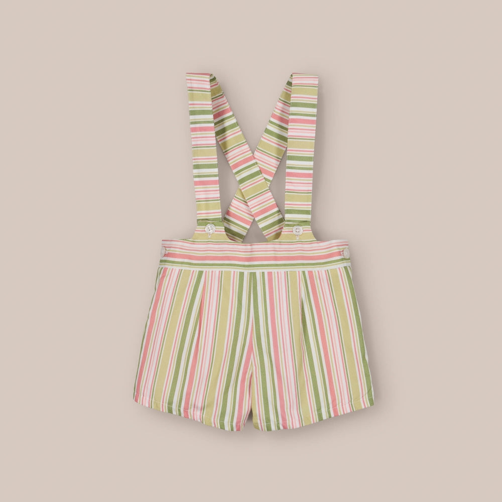 Calça suspensa dourada