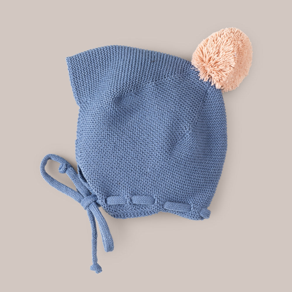 Gorro com Pompom de Pelo