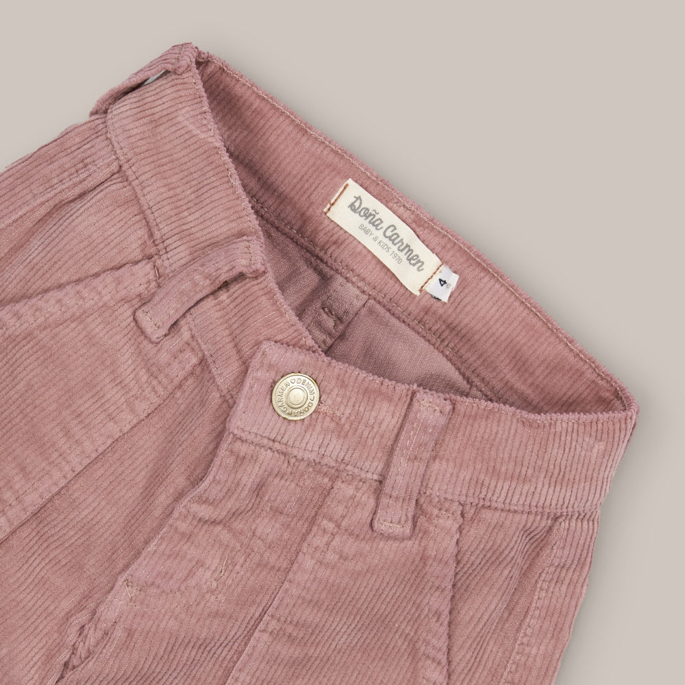 Pantalon large rose fille