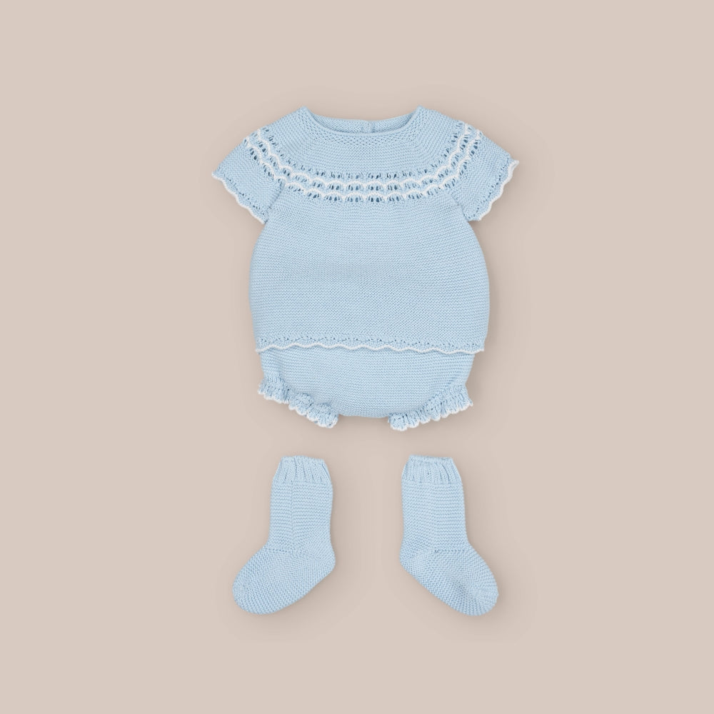 Ensemble court en tricot Barna pour bébé