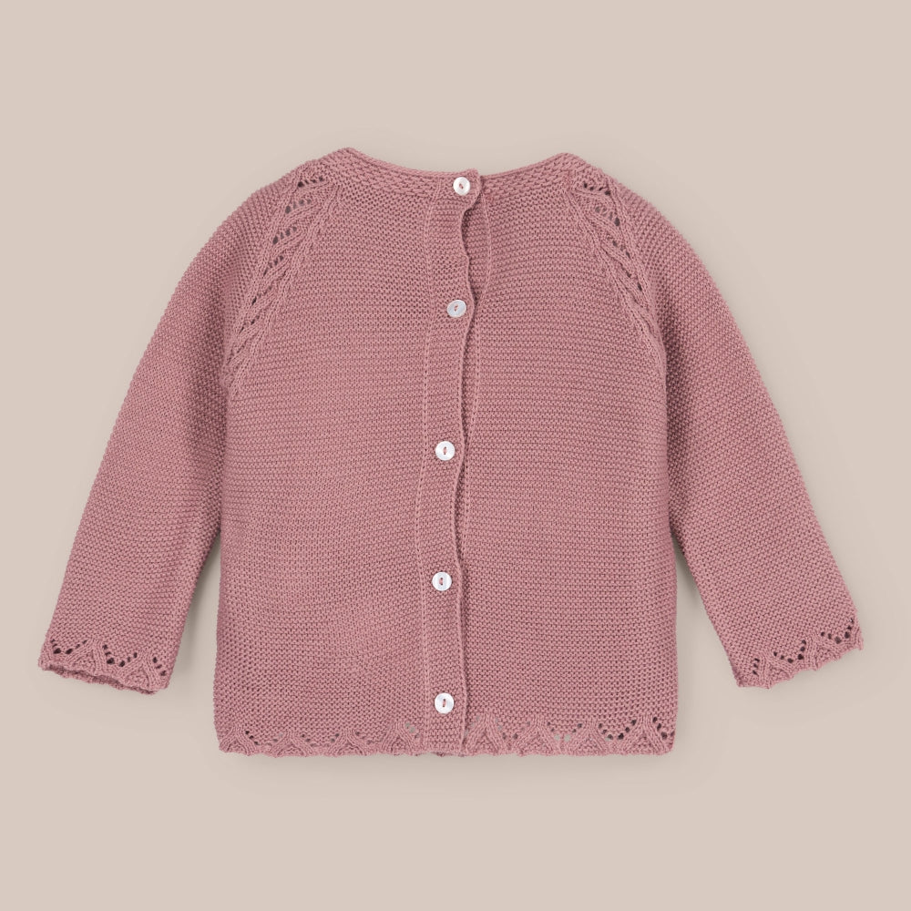 Obi-Pullover aus Babywolle