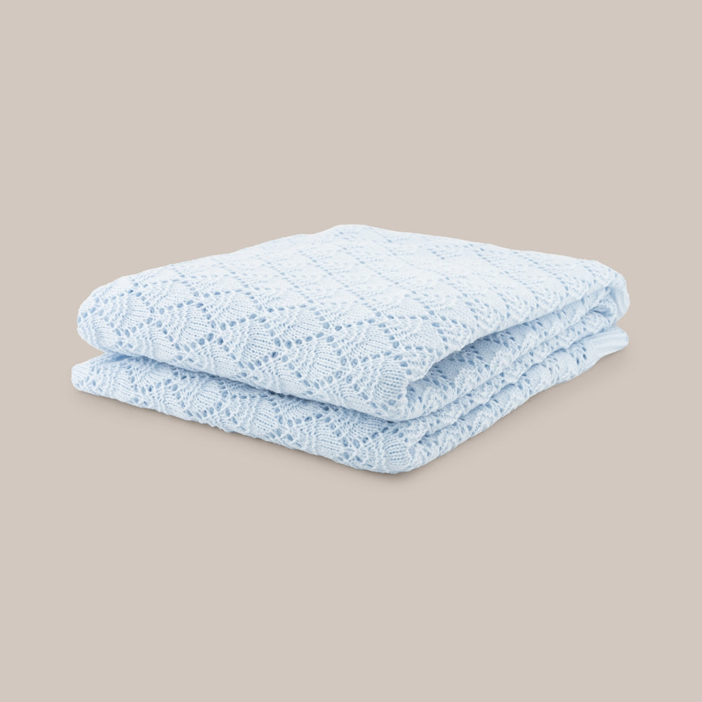 Diamond Wool Baby Shawl