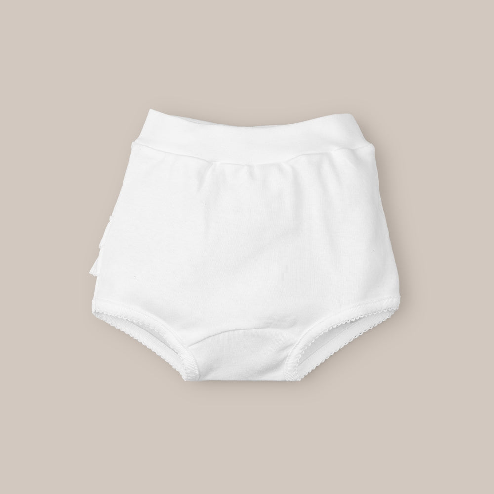 Culotte à volants en coton pour fille