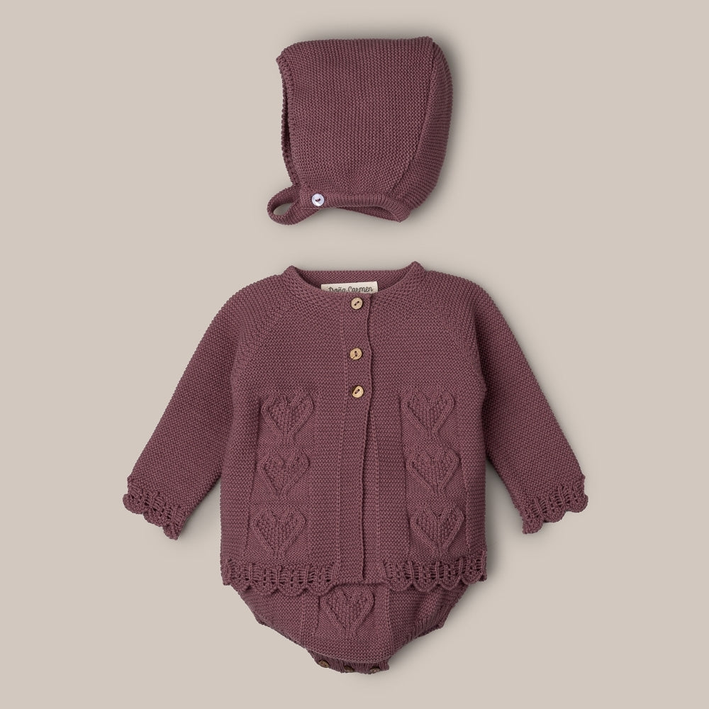 3 pezzi Iris con Cuffietta