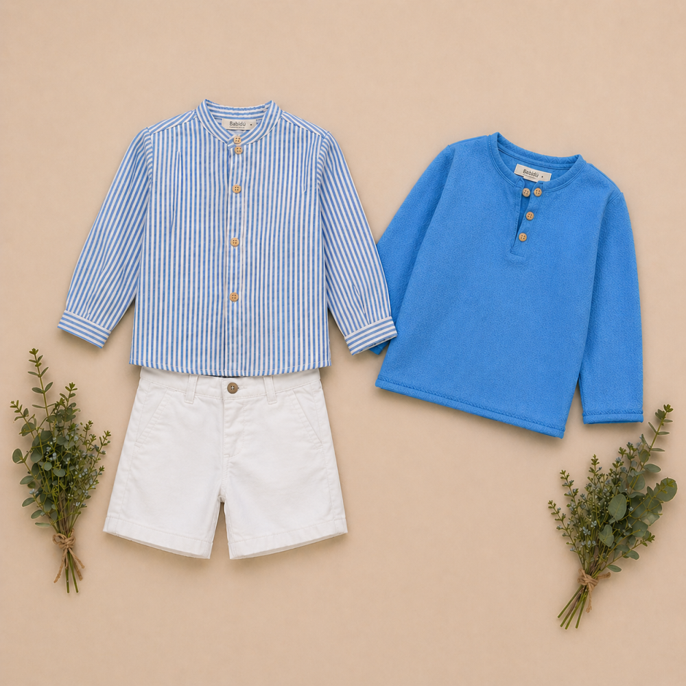Camicia a maniche lunghe anice