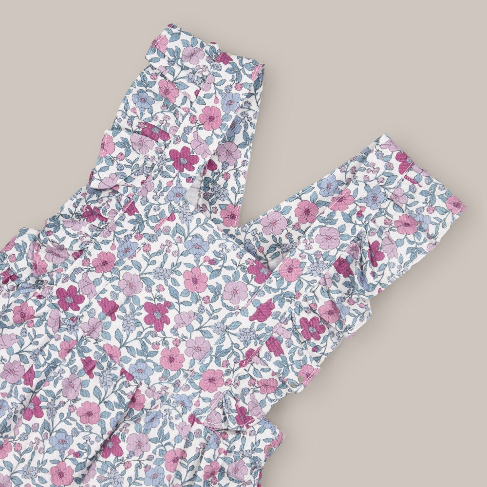 dungaree Baby Pink Malaga Ruffle