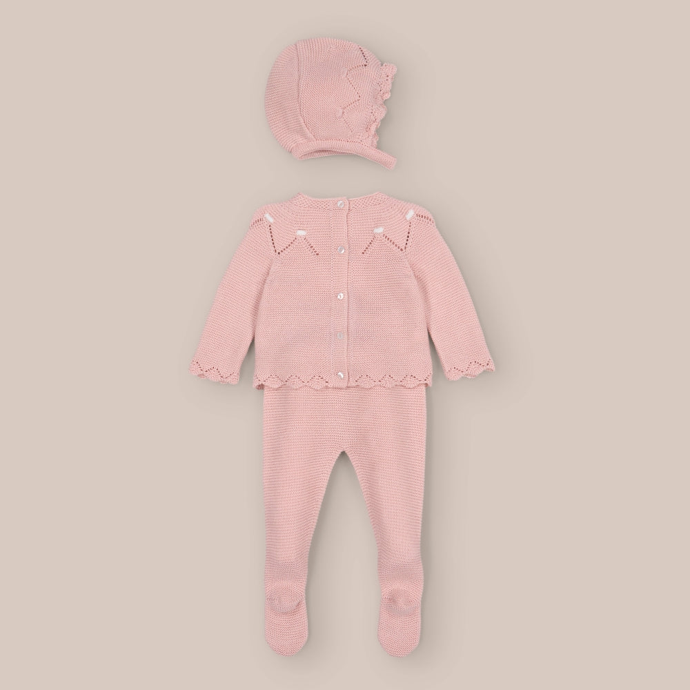 Schweizer Baby-Strickset
