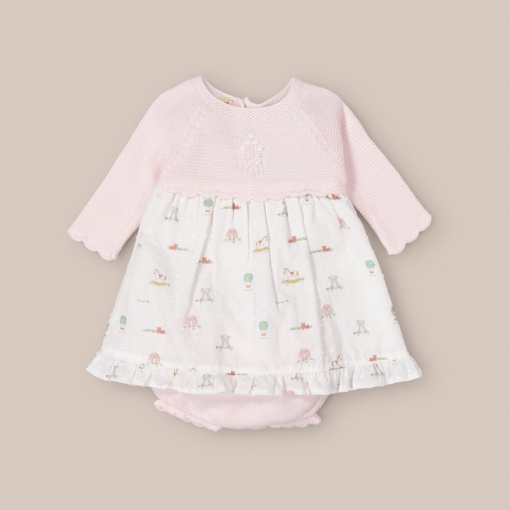 Vestido de bebê com tapa-fralda Baby Toy