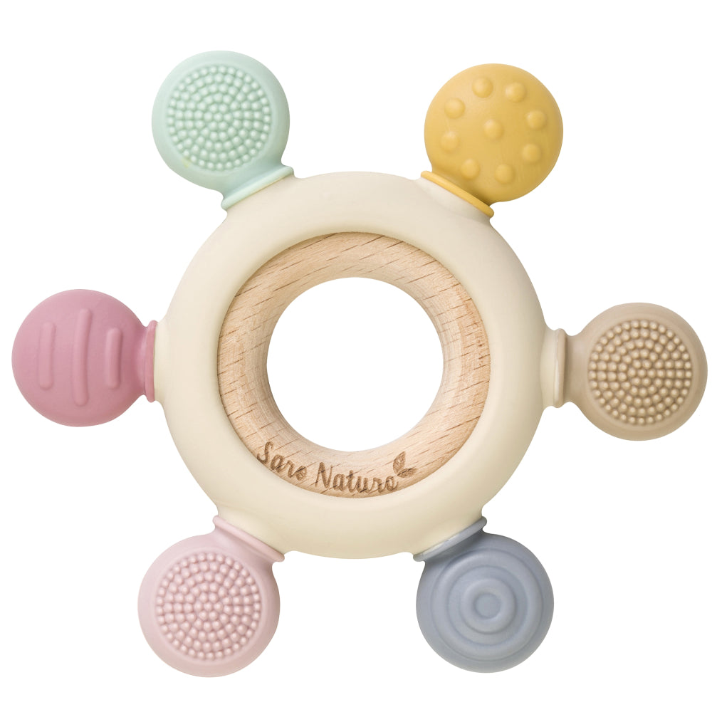 Anneau de dentition sensoriel pour bébé