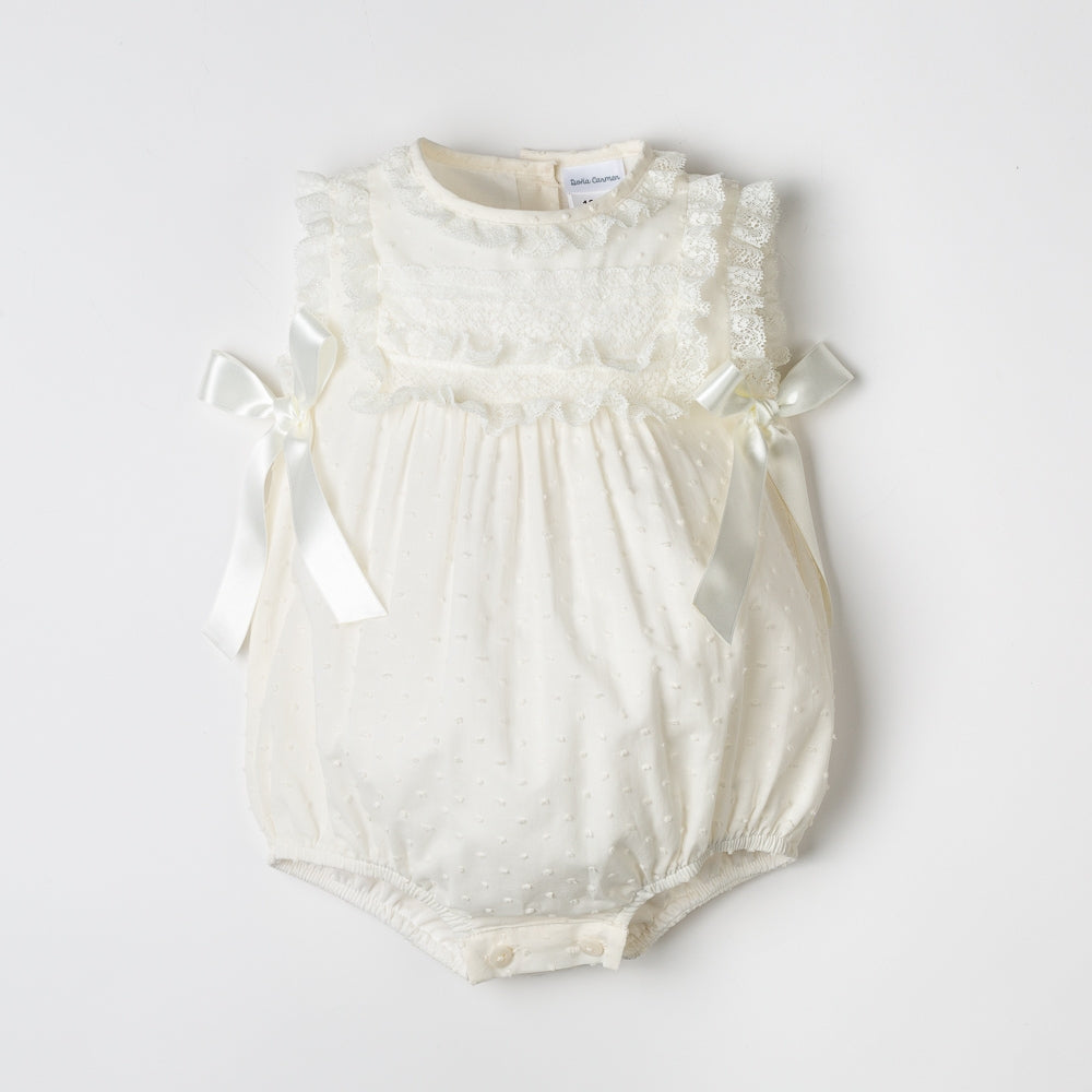 romper Silk christening