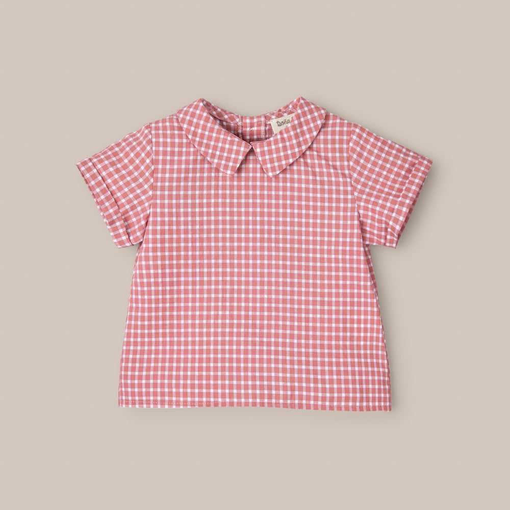 Camisa Bebé Niño Guinda