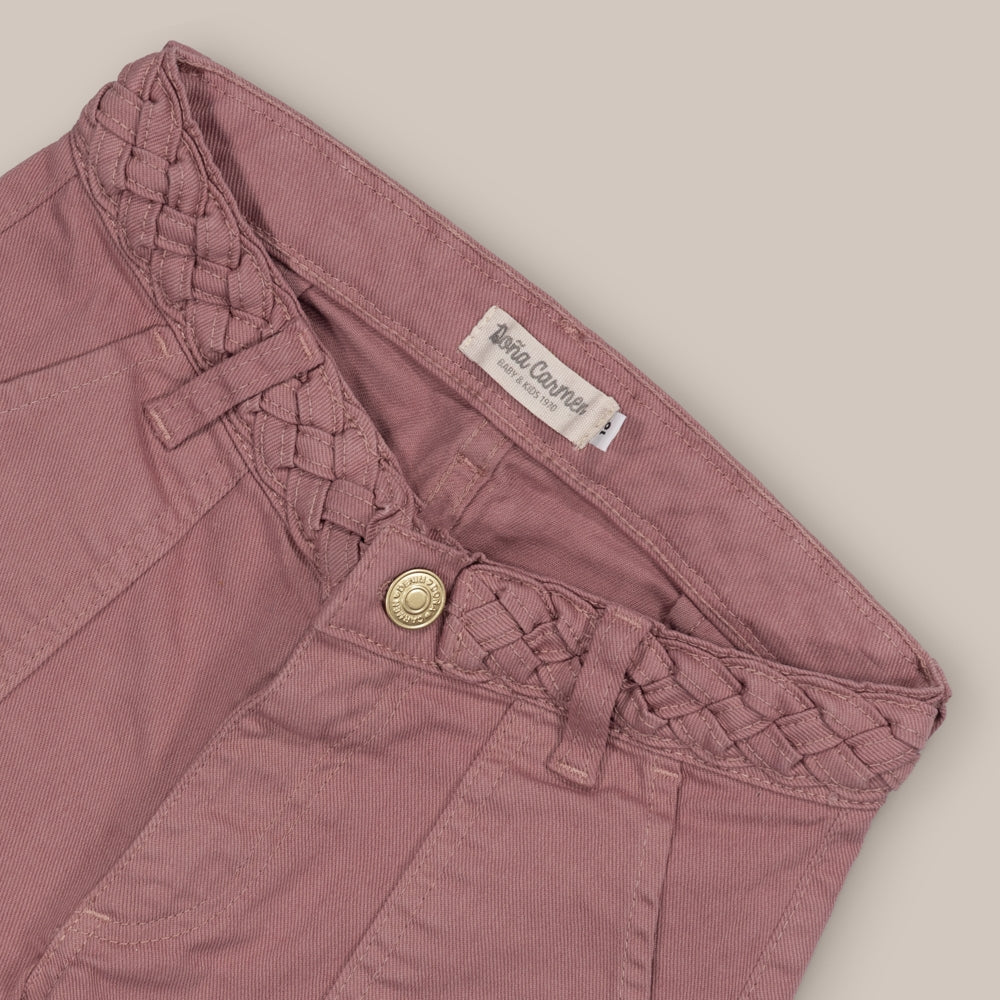 Pantalón Niña Ancho Trenza