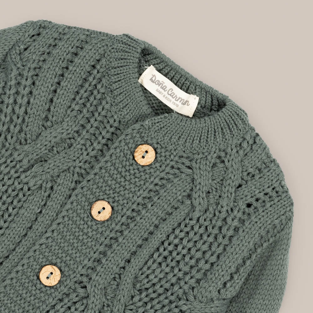 cardigan Wool Puff Pastry