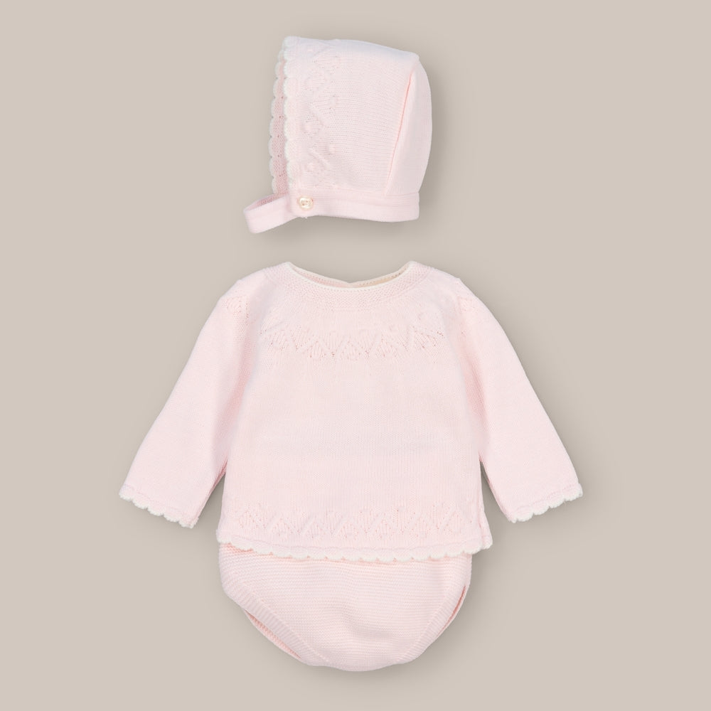 Conjunto Punto Bebé Ola Azul