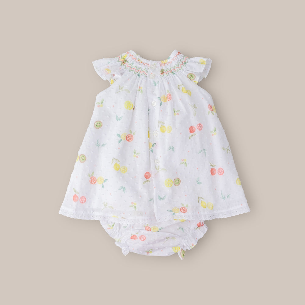 Vestitini con culotte Smock Agrumi