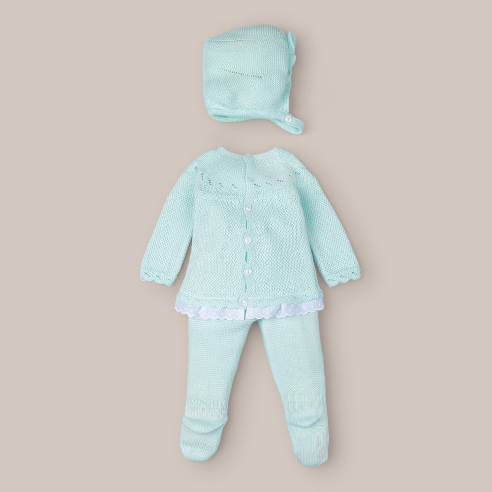 Conjunto De Punto Bebé Rayuela