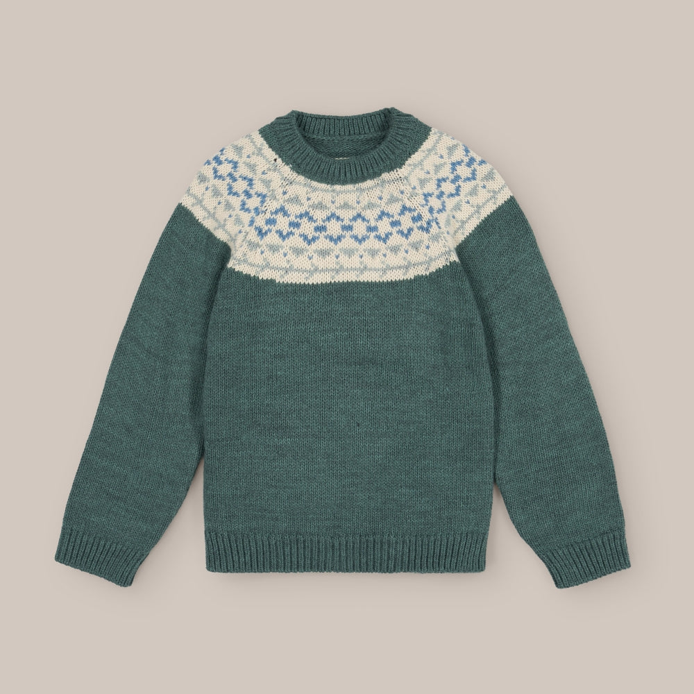 Jersey Niño Greca Oliva