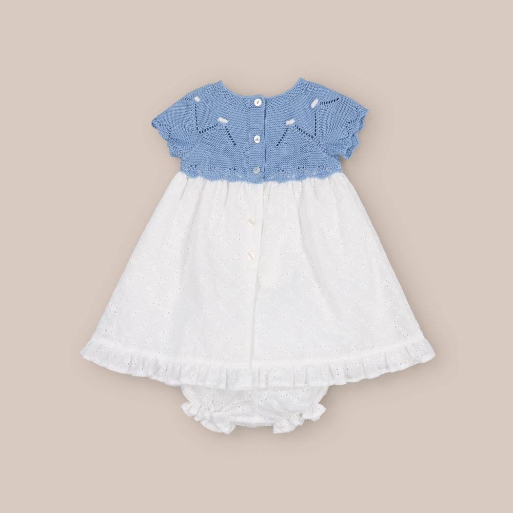 Vestitini con culotte Con manica ricamata svizzera