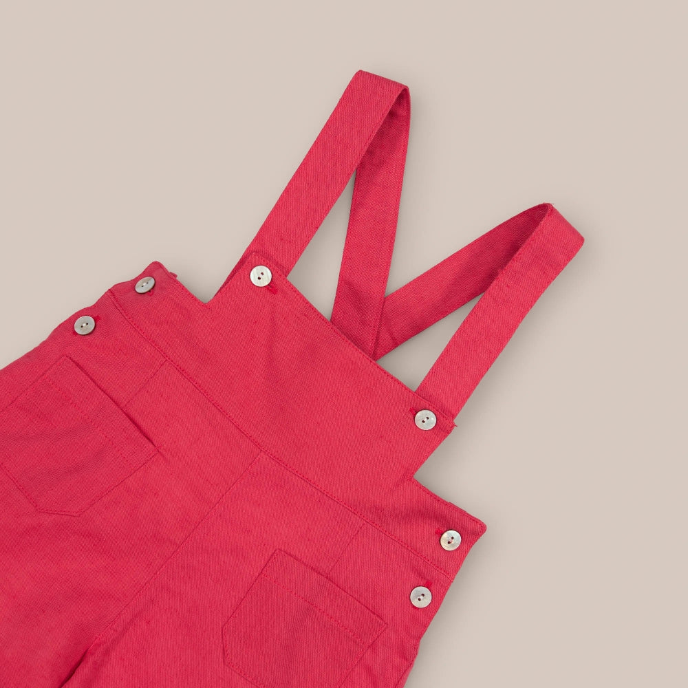 Boys' Trousers with Suspenders and Pockets