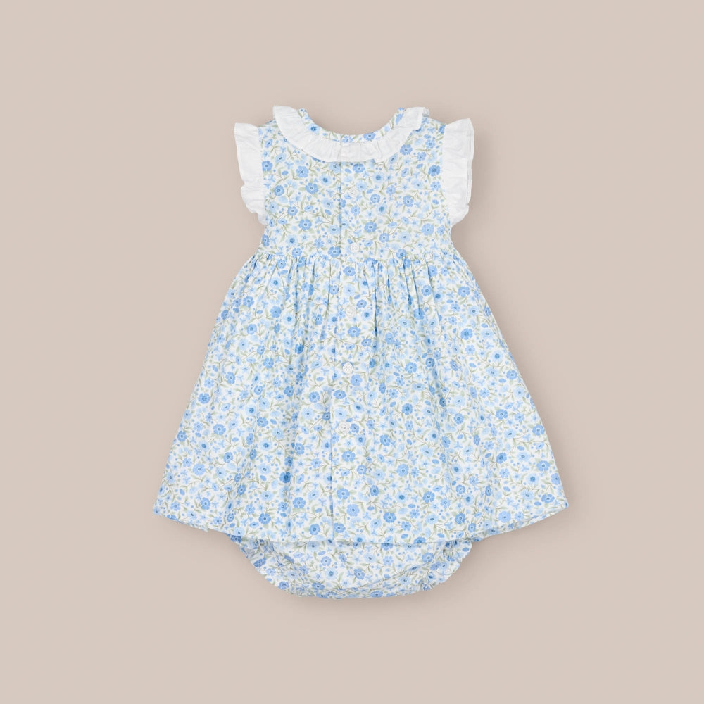 Baby dress set Smock Gerbera