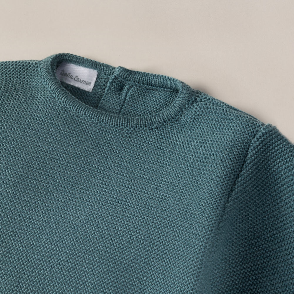 Glatter Babypullover