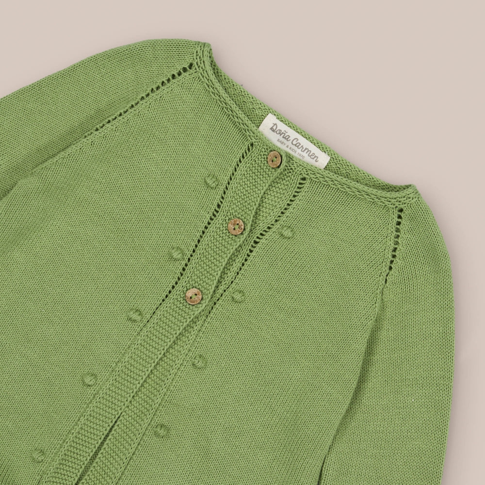 Rüschenjacke aus Baumwolle