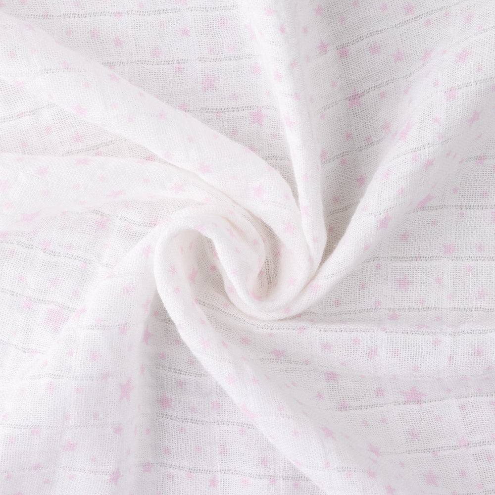 Pack 3 Baby Gauze Stella Rosa