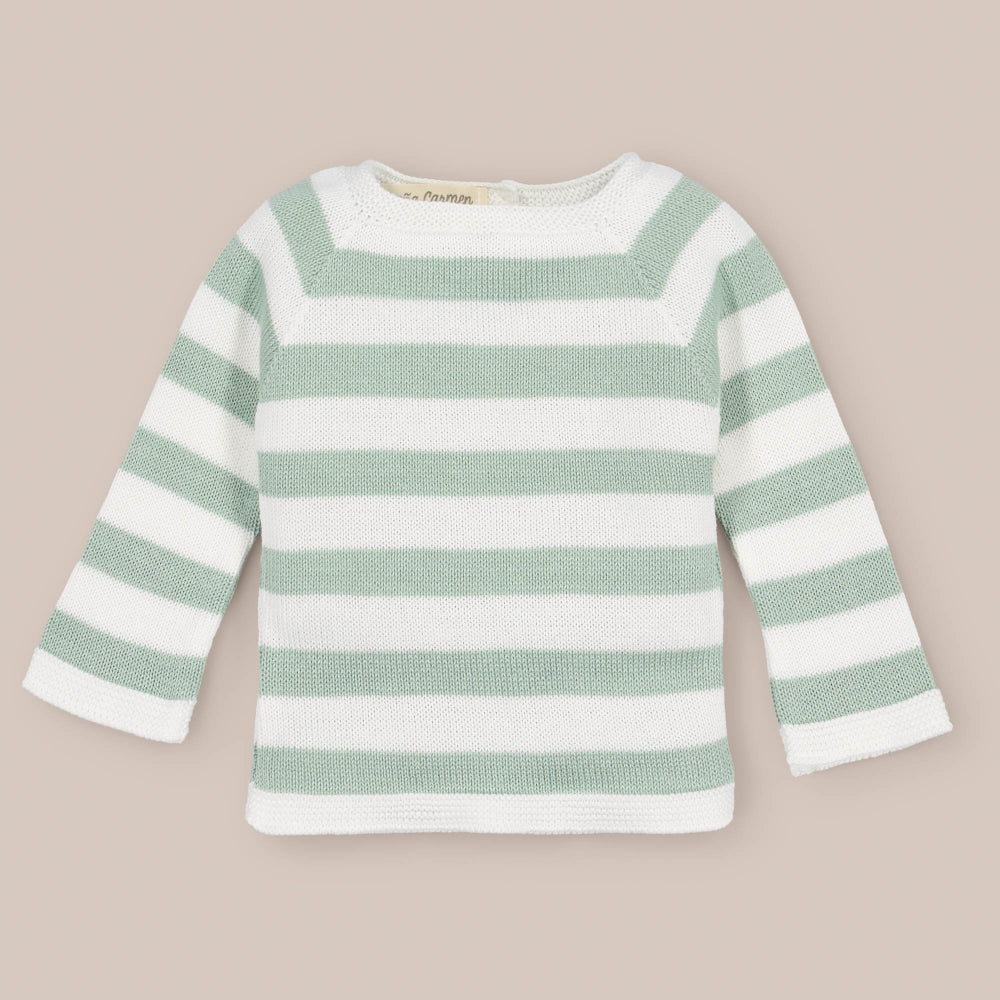 Pullover mit breiten Streifen