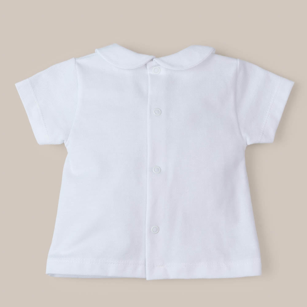 Pólo Menino Piquê manga curta